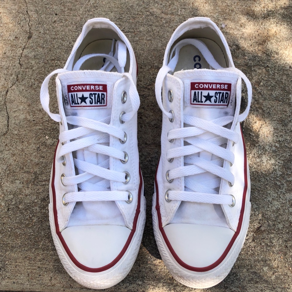 Women’s White Converse All Star Sneakers